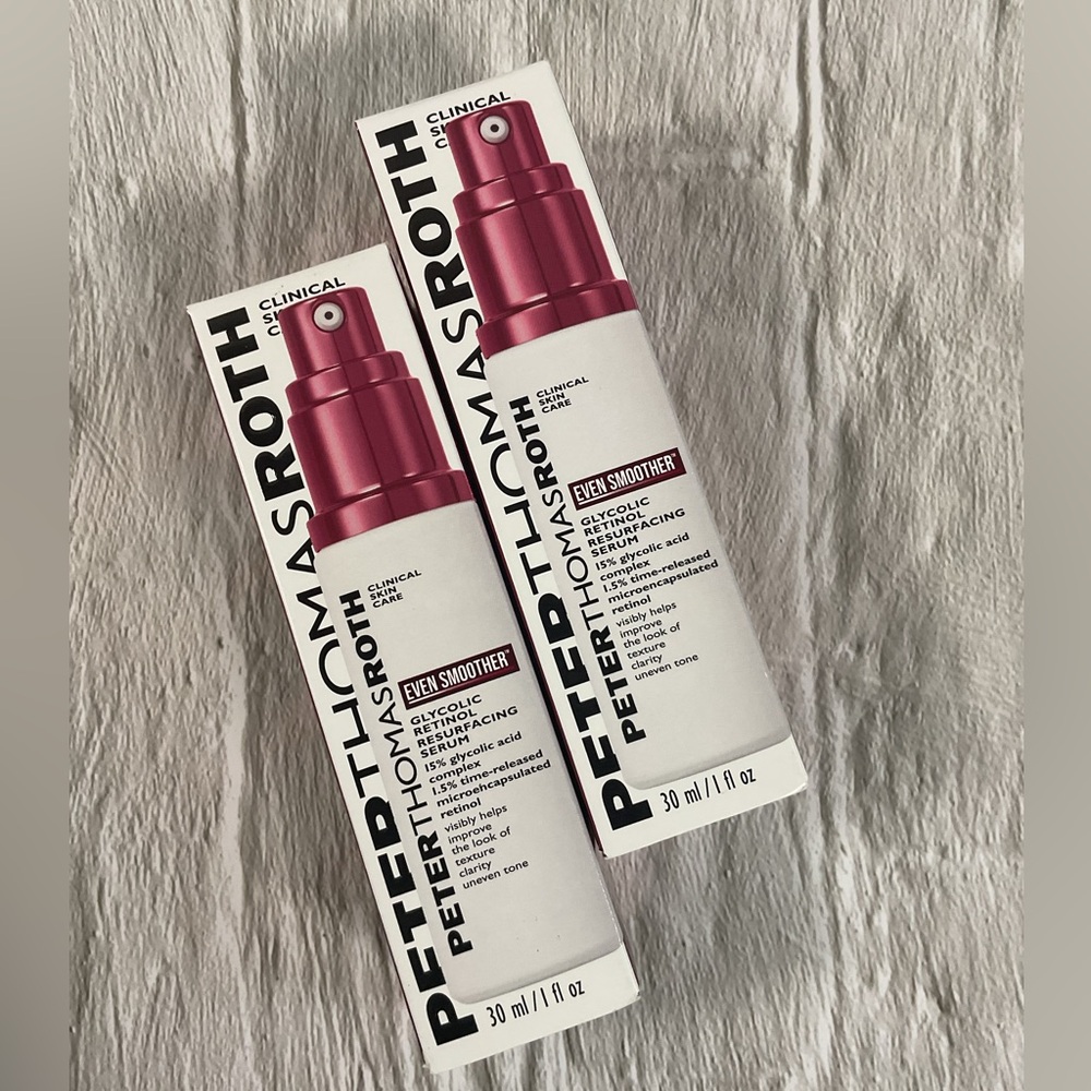 NIB Peter Thomas EVEN SMOOTHER GLYCOLIC RETINOL RESURFACING SERUM 1 Fl Oz